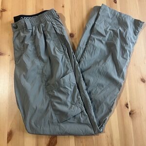 Montura Womens Hiking Pants Olive Green Lightweight Nylon Outdoor‎ Skinny Medium